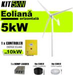 AustrianSolar Turbina eoliana rezidentiala Orizontala de 5kW 5000W (X165)