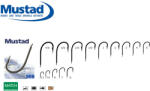 Mustad Carlige Mustad Negru Mat Revers, Nr 4, 10 Buc Plic (m.505npbm.4)