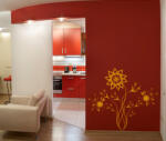 4 Decor Sticker Soare floral - beestick-deco - 122,00 RON