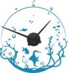 4 Decor Sticker Ceas de perete cu acvariu