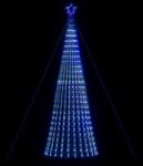 vidaXL LED коледна елха 1028 светодиода синьо 403 см (4016402)