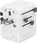 CANYON Адаптер за Захранване CANYON Travel Adapter OnTour 20 EU/UK/US/AUS 70W White (CNS-TA70W1006W) - beep