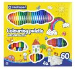 Centropen Markere CENTROPEN 9396 Paleta de colorat Quatro - set 60 buc