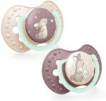 CanpolBabies LOVI Suzeta silicon dinamic NIGHT&DAY 3-6m 2buc fata (22914GIRL)