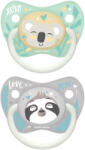 CanpolBabies Canpol babies A - Set suzete anatomice din silicon 0-6m ANIMALE EXOTICE (3023920GREY)