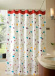 SAPHO AQUALINE PVC 180x200 cm alb/multicolor (ZP007) Perdea de dus