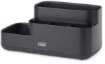 Joseph Joseph Органайзер за баня Joseph Joseph EasyStore 70600, 5 отделения, 24.9х12 см, Неплъзгаща се основа, Черен (70600)