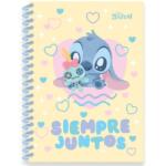 Stitch Műanyag spirálfüzet, Stitch, B5, 100 lap, Sárga (75002PTR)