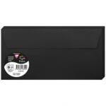 Clairefontaine Pollen boríték csomag, 120 g, DL, 110 x 220 mm, fekete, 20 db