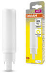 OSRAM LED fénycső, egyoldalas, G24q-2, 7W = 18W, 700lm, 3000K, meleg, 120°, DULUX LED D/E HF és AC, Osram (4058075559127)