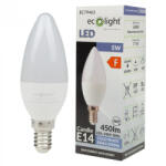 ECOLight LED gyertyaizzó B37 E14 5W 450lm 6500K hidegfényű ökofény (ECOLED1330)
