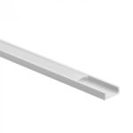 Ecolight Felületre szerelhető fehér alumínium LED profil 1m matt borítással LED szalagokhoz + végzárókkal Ecolight N sorozat (ECOPRO0470MR)