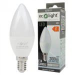 ECOLight LED gyertyaizzó B37 E14 3W 270lm 4000K semleges Ecolight (ECOLED1310)
