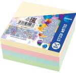 Centrum öntapadós jegyzettömb, 76x76 mm, 400 lap, 4 pasztellszín (CT80443)