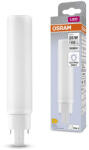 OSRAM LED fénycső, egyoldalas, G24q-3, 10W = 26W, 1100lm, 4000K, 120°, semleges, DULUX LED D/E HF és AC, Osram (4058075559196)