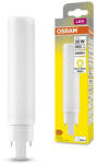 OSRAM LED fénycső, egyoldalas, G24q-3, 10W = 26W, 990lm, 3000K, meleg, 120°, DULUX LED D/E HF és AC, Osram (4058075559172)