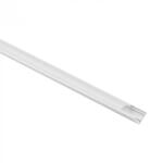 Ecolight Sarokba szerelhető alumínium LED profil, fehér, 1m matt borítással, LED szalagokhoz + végzárókkal, RW Ecolight sorozat (ECOPRO0560MR)