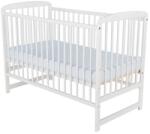 BabyNeeds Patut din lemn BabyNeeds Ola 120x60cm White (BOOLA01AL)