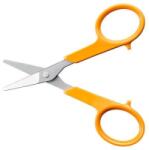 Fiskars Olló, körömvágó, 10 cm, egyenes, 'Classic', narancssárga (IF1075060) (IF1075060)