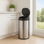 Juskys Coș de gunoi automat de 50 l cu senzor, inox, argintiu (300628) Cos de gunoi