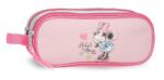 Disney Lányka tolltartó, Disney Minnie képpel, 2 rekesszel, többszínű, 23x9x7 cm
