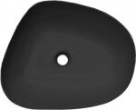  Felső beépítésű mosdó COPEN, 580x470x140 mm, aszimmetrikus, matt fekete (C-15-219MB)