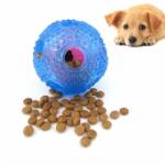  Interaktív Jutalomfalat Adagoló Labda Kutyáknak És Cicáknak - 7 cm