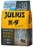 Julius-K9 Julius K9 Utility Dog Vaddisznó és Áfonya - 340 gr