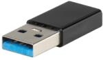 Vivanco Преходник Vivanco 45351, от USB-A (м) към USB-C (ж), черен (45351)