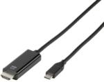 Vivanco Кабел Vivanco 45512 Адаптер кабел, USB Type-C(м) към HDMI (м), черен (45512)