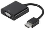 Vivanco Преходник Vivanco 45493, HDMI(м) към VGA(ж)+USB MicroB(ж)+3.5mm jack, черен (45493)