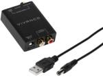 Vivanco Аудио конвертор Vivanco 46143, от Toslink(ж) към 2x RCA(L/R)(ж), USB захранване (46143)