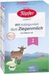 TOPFER Formula de lapte praf pe baza de lapte de capra Bio 1, 400 g, Topfer
