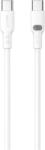 Havit Cablu de date Havit CB6279, USB-C male - USB-C male, 1 m, White (CB6279 1.0m)