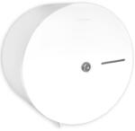 Green Clean Nagytekercses ipari WC-papír tartó 190-230mm átmérőjű mini-midi tekercsekhez, D=275mm, acél, fehér