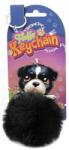 Magic Toys Fluffy Pom-Pom kutyus kulcstartók több változatban 1db