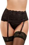 Paris Hollywood Portjartier Bikini, Dantela, Negru, L/XL
