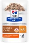Hill's Prescription Diet Feline k/d Kidney Care csirkével 12x85 g tasakokban