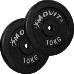 MOVIT Súlytárcsa szett 2 x 10 kg öntöttvas (20040693) - kokiskashop Súlytárcsa