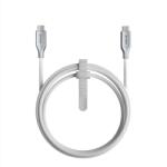Nomad Cablu pentru incarcare si transfer de date Nomad Kevlar, USB-C la USB-C, 240W, 1.5m, Alb (NM014674858)