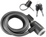 Kryptonite Kryptoflex 1218 kulcsos sodronyzár, 12 mm x 180 cm, fekete