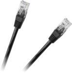 Cabletech Internet kábel 8P8C-8P8C 0, 5m CCA fekete (KPO2779A-0-5)