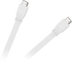 Cabletech HDMI-HDMI kábel fehér 2.0 V 1.8 m (KPO3725-1-8)