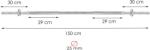 Springos Fa1048 Egyenes Tengely 150 Cm 25 Mm (fa1048)
