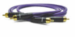 Melodika PURPLE SERIES MD2R - RCA M és RCA M jelkábel pár - Lila - 3m (MLD-PU-2RCAM-2RCAM-PU-30)