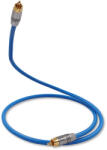 Melodika SKY BLUE SERIES SBSW - 4N OFC RCA M și RCA M cablu de semnal pentru subwoofer cu conectori placați cu aur - 3m (MLD-SB-RCAM-SW-BL-30)
