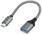 LogiLink USB 3.2 Gen1 Type-C adapter, C/M-USB-A/F, OTG, alumínium, 0, 15 m (CU0106) - dellaprint