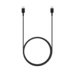 Samsung EP-DX310JBE adatkábel, töltőkábel gyári, fekete (3A, TypeC-TypeC, 1, 8m)