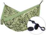 Hamaka Camping double + Slap Strap hintaágy világoszöld