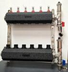 Land Technologies padlófűtési osztó-gyűjtő 11 körös átfolyásmérővel hőszigeteléssel (LAND-MK11)